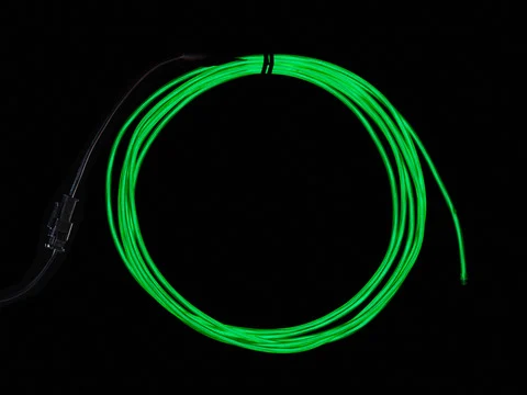 EL wire starter pack -Green 2.5 meter (8.2 ft)
