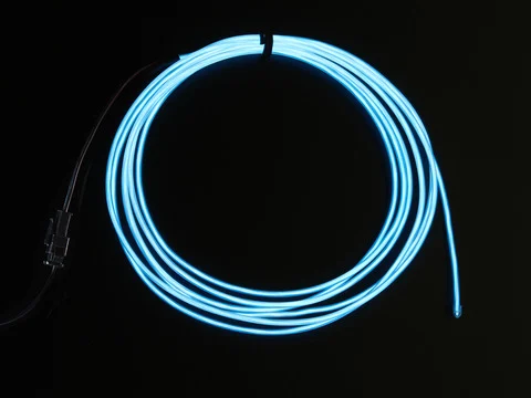 EL wire starter pack - White 2.5 meter (8.2 ft)