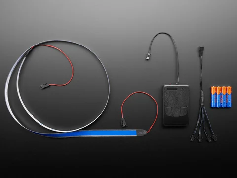 Electroluminescent (EL) Tape/Strip Starter Pack - 100cm - Blue