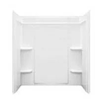 Ensemble Medley Shower Wall Set, White Vikrell