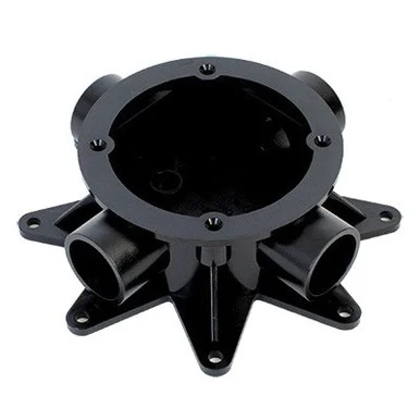 EPCOSPIDERBOX Junction Box With Glue-in Hubs, 12 cu-in, 3/4 in SCH 40 PVC Conduit, VA Thermoplastic