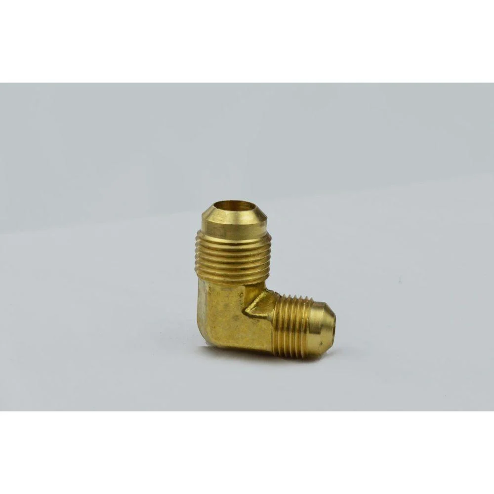 ER2-108 United Brass 5/8" OD Flare X 1/2" OD Flare Brass Reducing Elbow