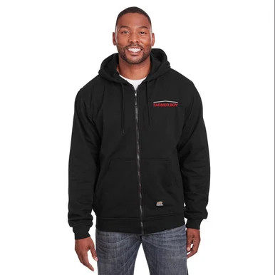 Farmer Boy Black Zip-Up Hooded Sweatshirts