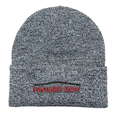 Farmer Boy Youth Knit Cuff Black Beanie