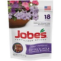 Fertilizer Spikes for Potted Plants & Hanging Baskets - Slow Release Pouch