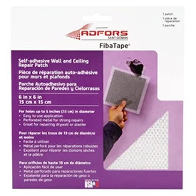 FibaTape 6" x 6" Self-Adhesive Wall Repair Patch