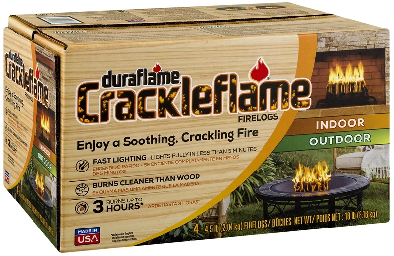 Firelog 4.5 lb, 3-Hour Burn for Indoor/Outdoor Fireplaces