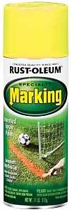 Flat Bright Yellow Marking Spray Paint, 11 oz Aerosol Can