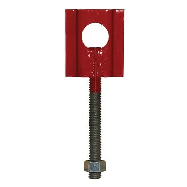 Flat Hole Bracket for Idler Pulley for Scraper System