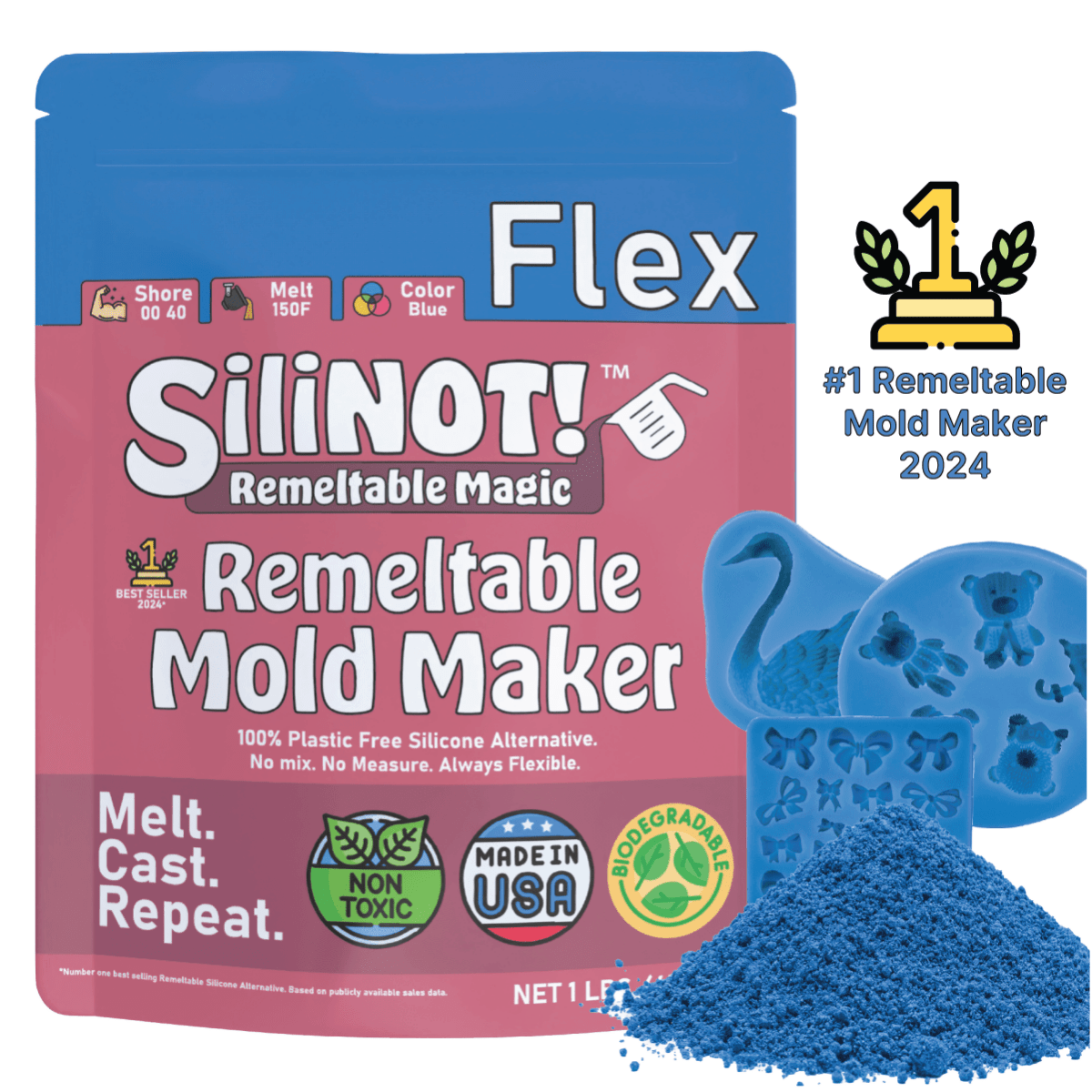 Flex | Remeltable Silicone Free Mold Maker