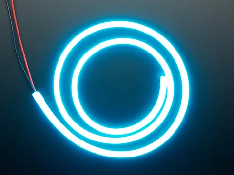 Flexible Silicone Neon-Like LED Strip - 1 Meter - Ice Blue