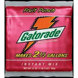 Fruit Punch Thirst Quencher Powder, 21 oz Packets, 32/Case