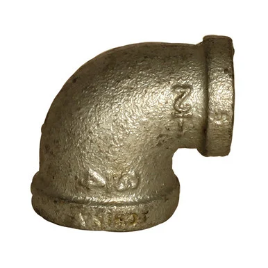 Galvanized 1/2 Inch x 3/4 Inch 90 degree Elbow