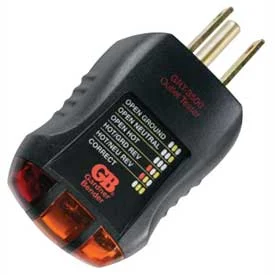 GB Gardner Bender GRT-3500 Plug-In Outlet Receptacle Tester & Circuit Analyzer