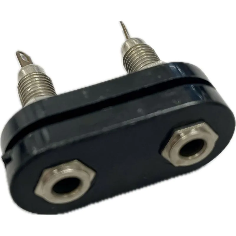 GC Double Dual Banana Jack, Isolated, Panel Mount, W32