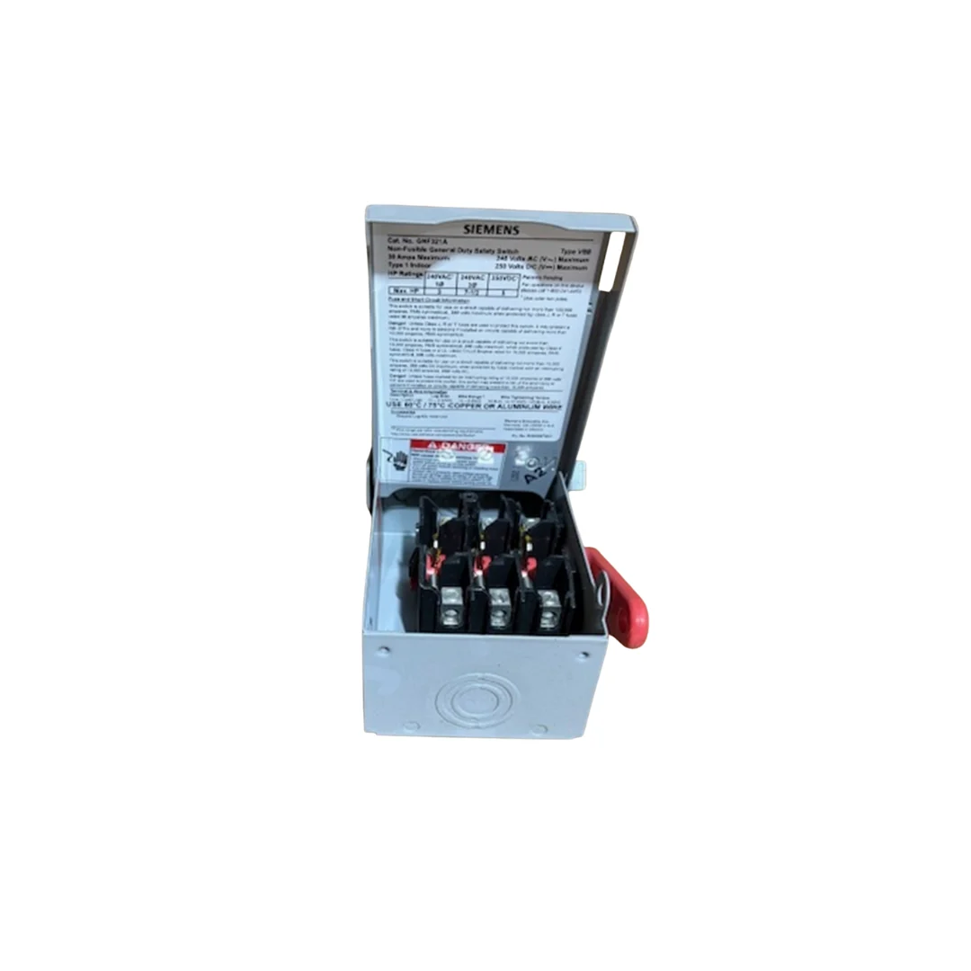 GNF321A Siemens Enclosed Safety Switch, 3P 3W 30A 240V