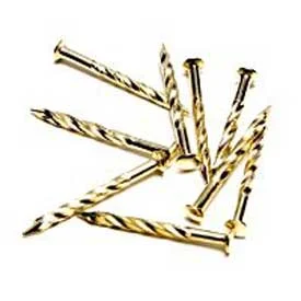 Gold Finish Carpet Bar Nails, 400/Box