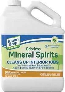 Green Odorless Mineral Spirits Thinner 1 Gallon Can