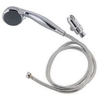 Hand-Held Shower Head, 5 Spray Functions, Chrome Plastic