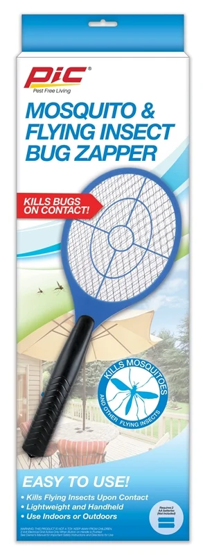 Handheld Electric Bug Zapper Racket for Mosquitoes & Flying Insects
