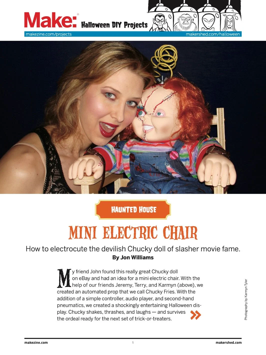 Haunted House: Mini Electric Chair - PDF