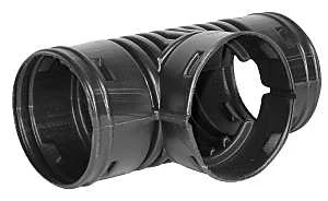 Heavy Duty Snap Tee 4 in ID Polyethylene Single Wall