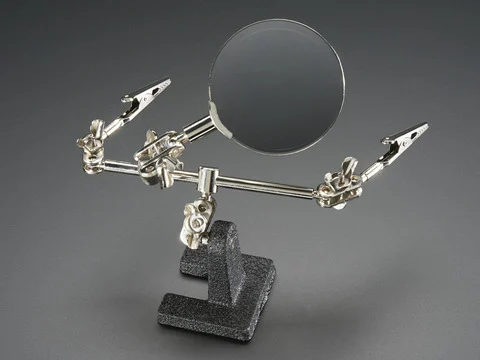 Helping Third Hand Magnifier W/Magnifying Glass Tool - MZ101