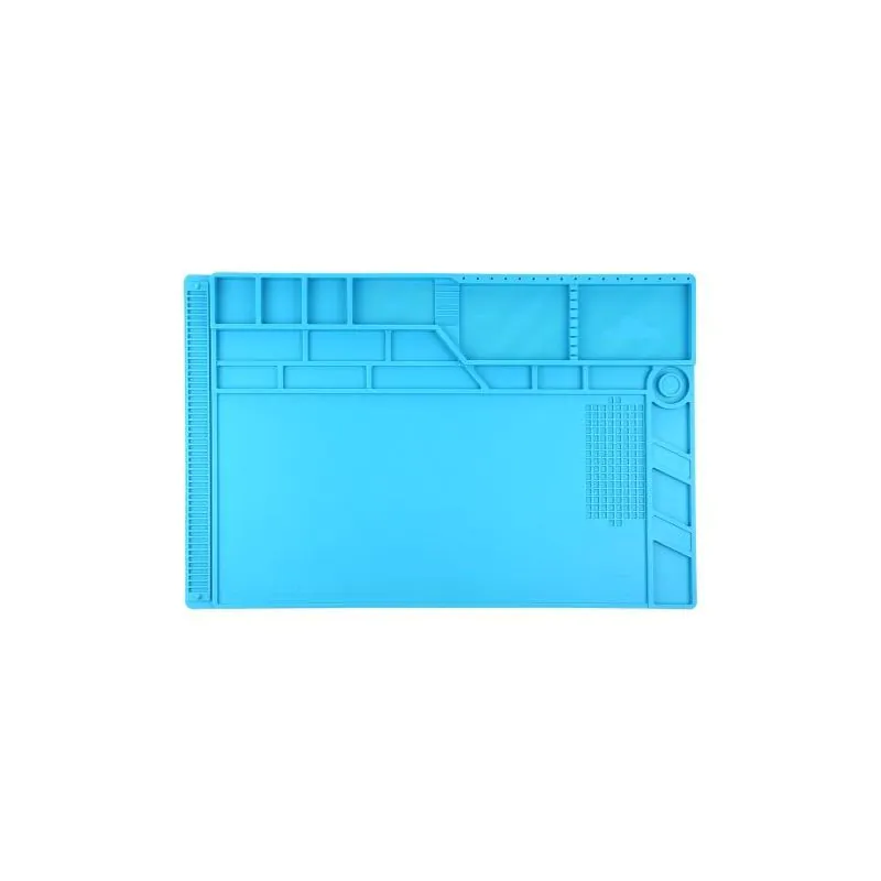 High Temp Silicone Electronics Blue Work Mat 14 inch X 22 inch.