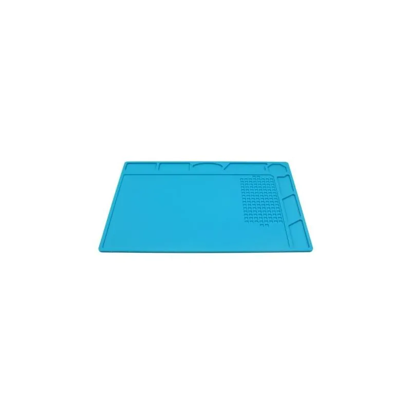 High Temp, Silicone, Electronics, Blue, Work Mat 9 inch X 13 inch.