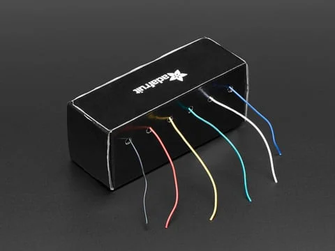 Hook-up Wire Spool Set - 22AWG Solid Core - 6 x 25 ft
