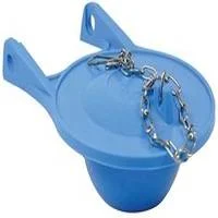 HydroForce 3 in Toilet Tank Flapper, Blue Rubber