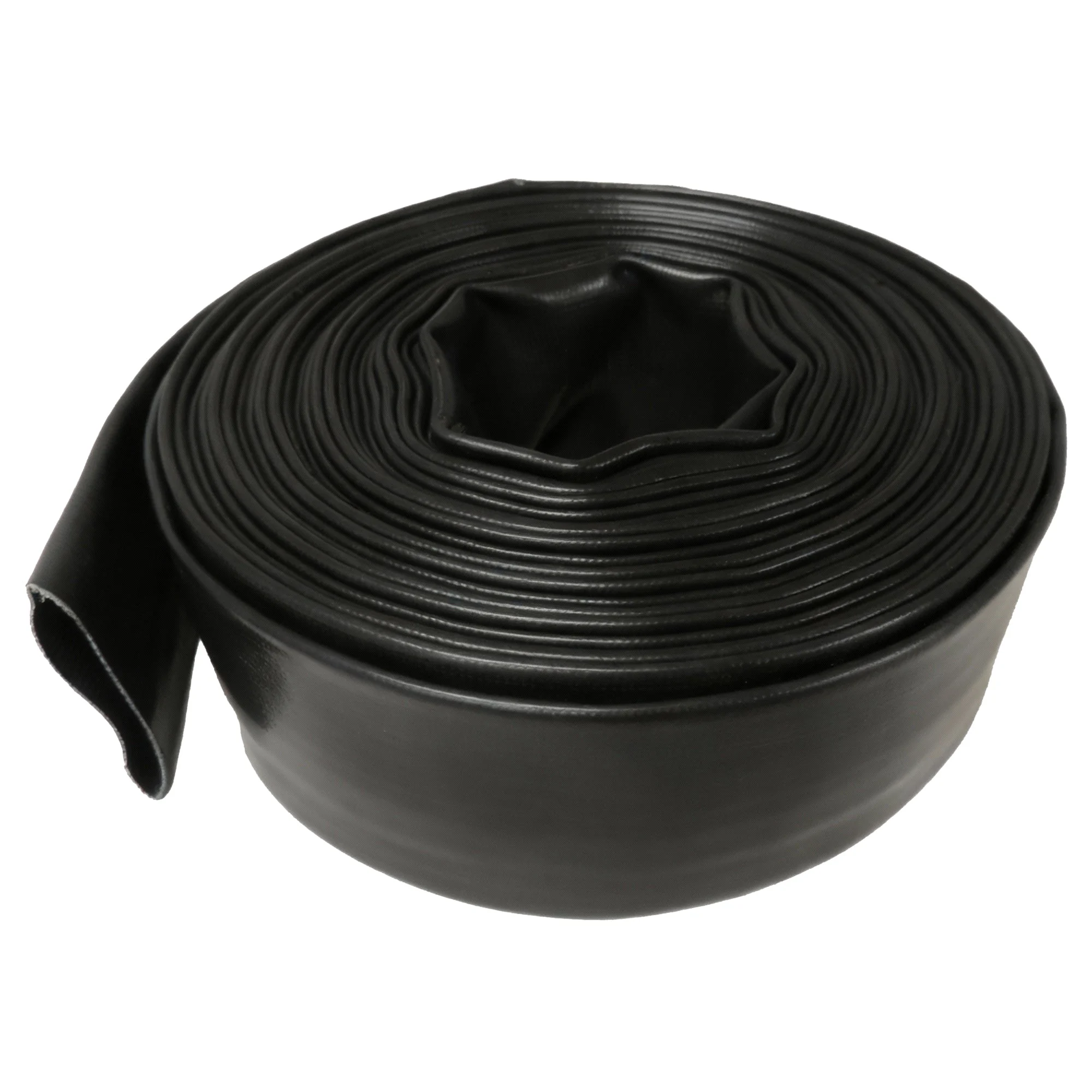 HydroMaxx 6 Bar Black Heavy Duty Lay Flat Discharge Hose