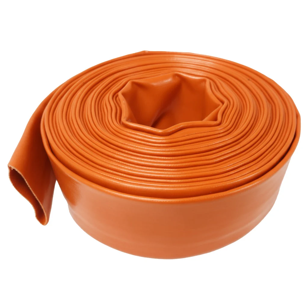 HydroMaxx 6 Bar Orange Heavy Duty Lay Flat Discharge Hose