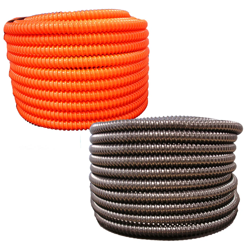 HydroMaxx Flexible Corrugated PVC NON-Split Tubing and Convoluted Wire Loom