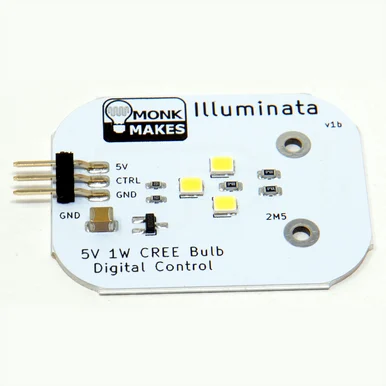 Illuminata - 1W LED Module for Raspberry Pi, Arduino, ESP32, Dimmable, White