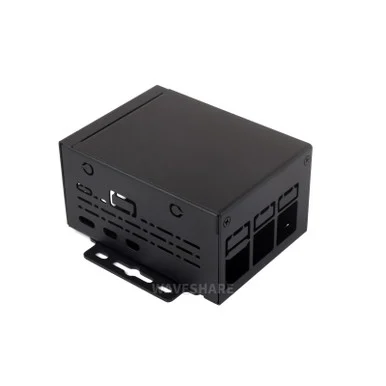 Industrial Grade Metal Case (D) for Raspberry Pi 5, Wall and Rail mount