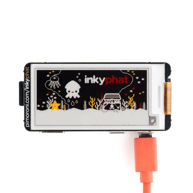 Inky pHAT (ePaper/E Ink/EPD) – Red/Yellow/Black/White