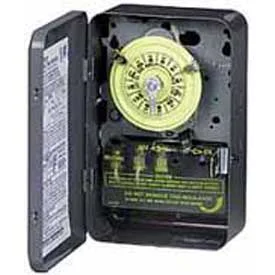 Intermatic T101 24-Hour Mechanical Timer Switch, 125 VAC, SPST, NEMA 1