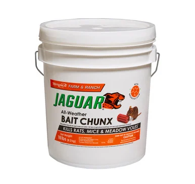 JaguarRat and Mouse Bait, 9.044 lb, Pail, Chunx