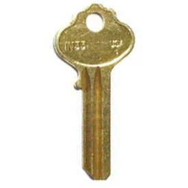 KABA ILCO IN33-BR Brass Key Blank, 50/Box