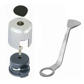 Kissler Replacement Cap and Handle Assembly for Moen Faucets - New Style, Chrome