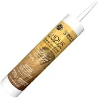Kitchen & Bath Silicone Adhesive Caulk White 10.1 oz Tube