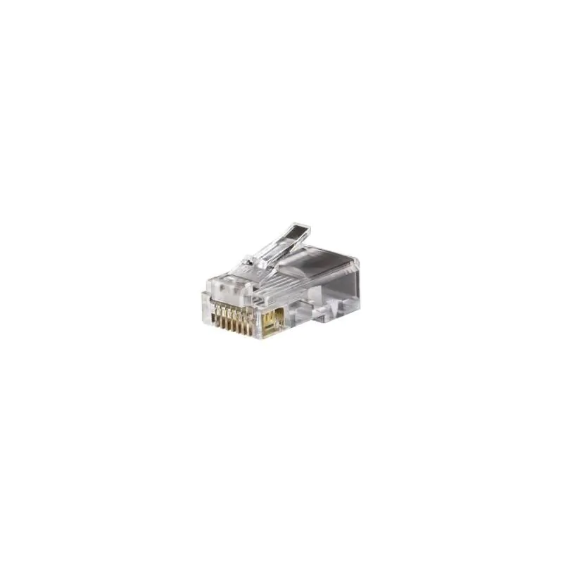 Klein 10pk CAT5e RJ45 MODULAR PLUG, Feed Thru, Pass Thru