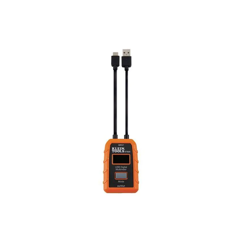 Klein USB Digital Meter, USB-A and USB-C