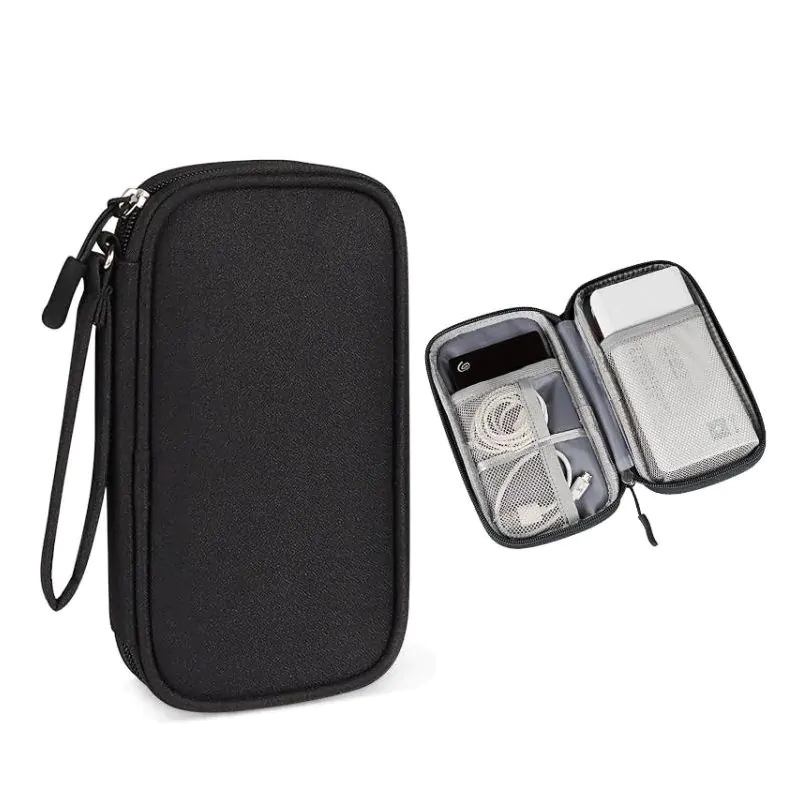 KLEM MULTIMETER CARRYING CASE, SOFT SIDED METER BAG with Test Lead Compartment, 5x8x2 Inch