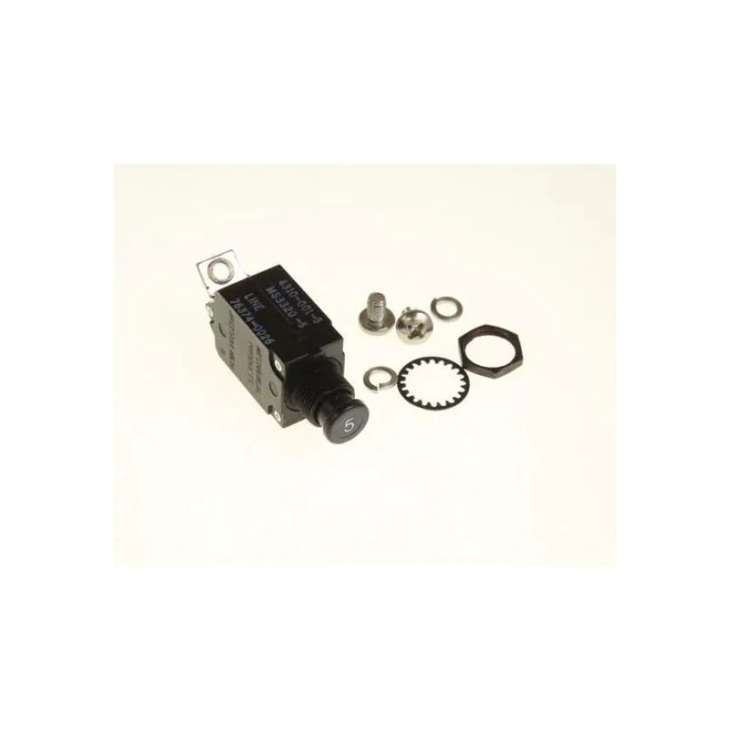 Klixon MS3320-1, 2TC2-1, Mil Spec Push Button Circuit Breaker 1A Mechanical Products, W21
