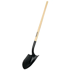 Landscapers Select Round Point Shovel 45-in Wood Handle