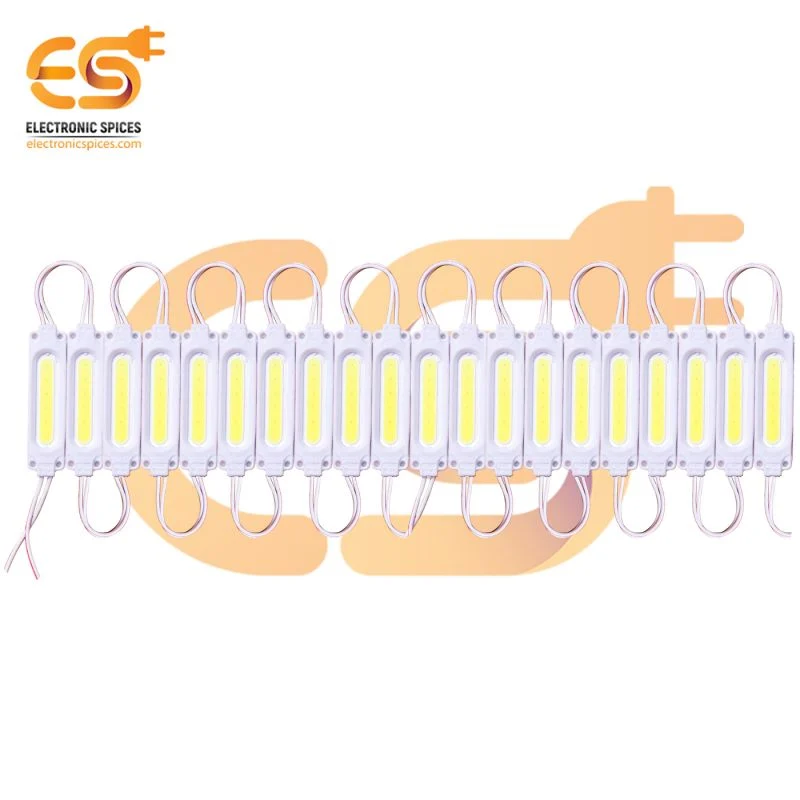 12V 1.5W Bright white color waterproof 6 LED module pack of 60pcs