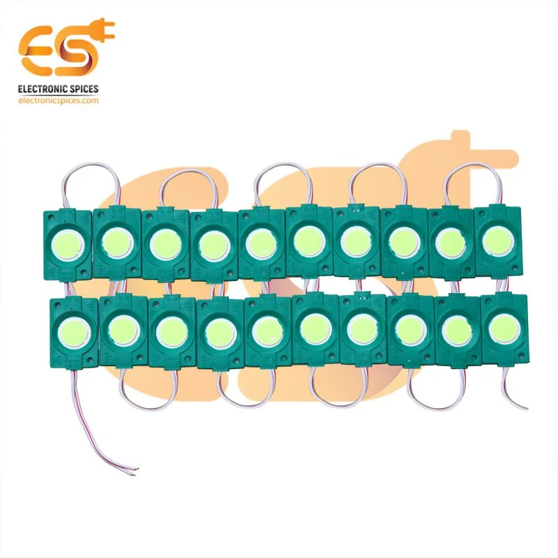12V 2.4W Bright green color waterproof LED module pack of 60pcs