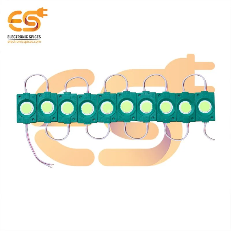 12V 2.4W Bright green color waterproof LED module pack of 20pcs